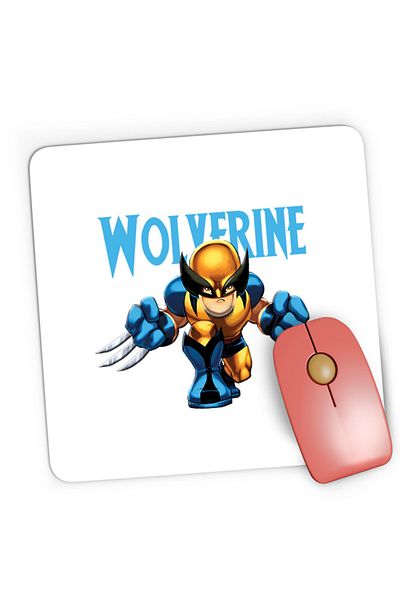 OEM Mousepad Gaming Wolverine Chibi Small Claws Fast Ability Action Horror, 21x19 см
