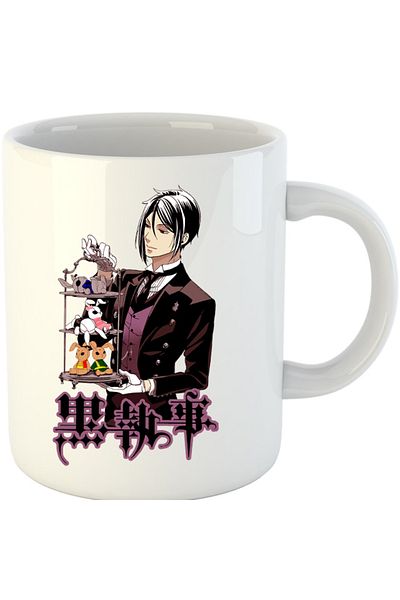 OEM Cana Black Butler Sebastian Ciel Wonderland Anime Cake, alba, 330 ml