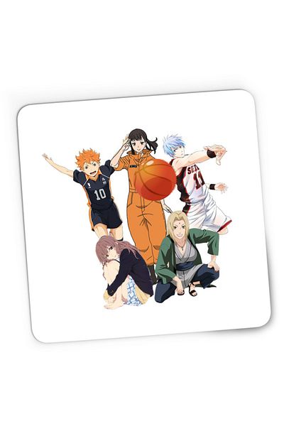 OEM Mousepad Gaming Fire Force Maki Naruto Haikyuu Hinata Kuroko, 21x19 см