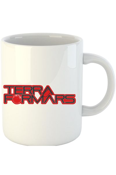 OEM Terra Formers Space Mars Colonization Mug, white, 330 ml