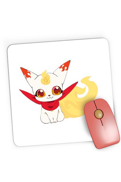 OEM Mousepad Gaming Twin Star Minecraft Kinako Pet, 21x19 см