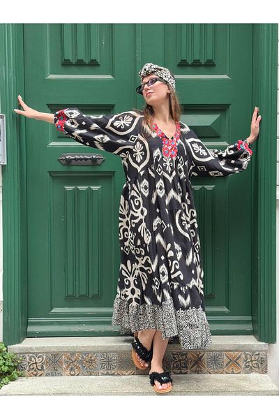 Park Moda AN10593 ΦΟΡΕΜΑ ΜΕ ΛΕΠΤΟΜΕΡΗ ΚΕΝΤΗΜΑ ΜΑΡΙΝ