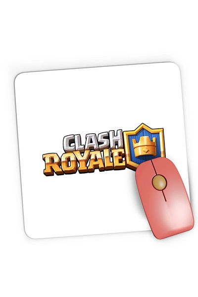 OEM Mousepad Gaming Clash Royale Logo Multiplayer Platform Cannon Team, 21x19 см