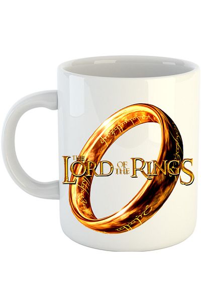 OEM Cana Lord of the Rings Logo Runes Language Elf Creatures, alba, 330 ml