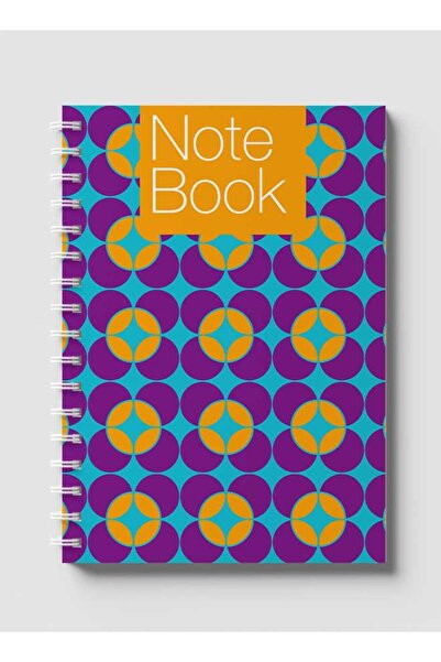 LOWHA دفتر ملاحظات حلزوني مع غلافين أمامي وخلفي صلبين بتصميم سلس