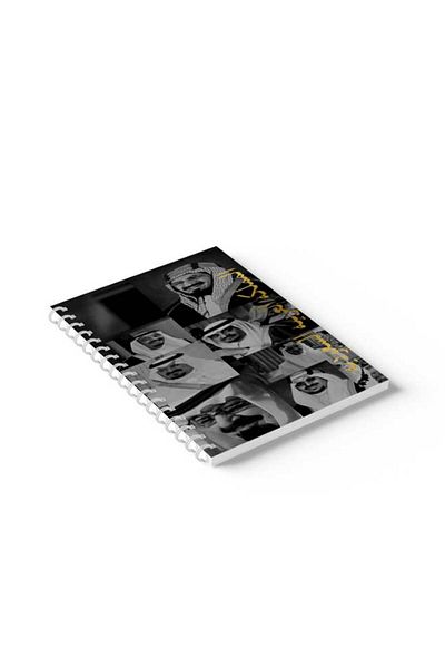 LOWHA Spiral Notebook with Front and Back Hard Covers Featuring Kingdom of Saudi Arabia Design