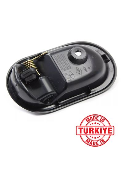 CMEPARTS Dacia Duster 2010-2017 Compatible Inner Door Release Handle Chrome Right and Left 2 Pcs Set