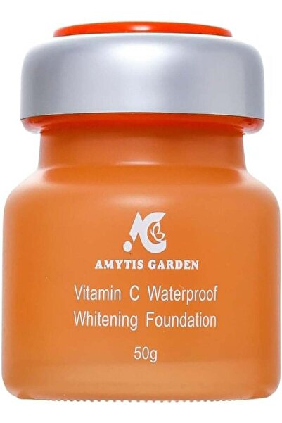 AMYTIS GARDEN كريم أساس Amethyst Garden Whitening Waterproof مع فيتامين C
