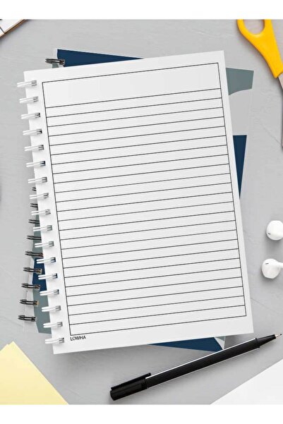 LOWHA دفتر ملاحظات حلزوني مع غلافين أمامي وخلفي صلبين بتصميم تجريدي مموه للجيش