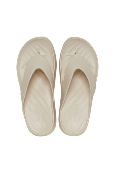 Crocs Ecru Getaway Platform Flip