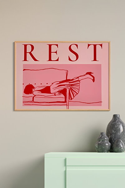 Artavessa One Piece Real Raw Wooden Framed Painting - Model 7
