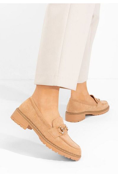 B T Shoes Women's loafers Erlinda camel