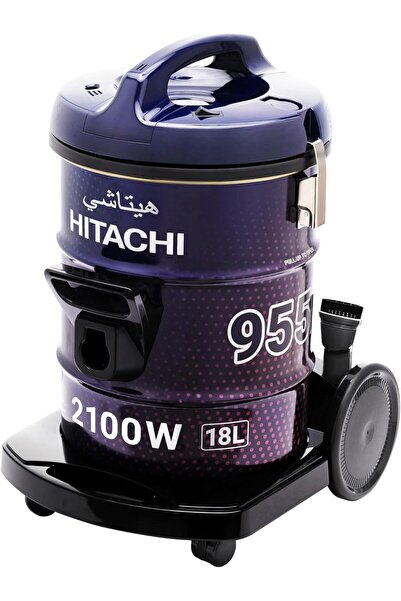 Hitachi مكنسة كهربائية - محرك بقوة 2100 واط، سعة غبار 18 لتر، وظيفة النفخ، فل...