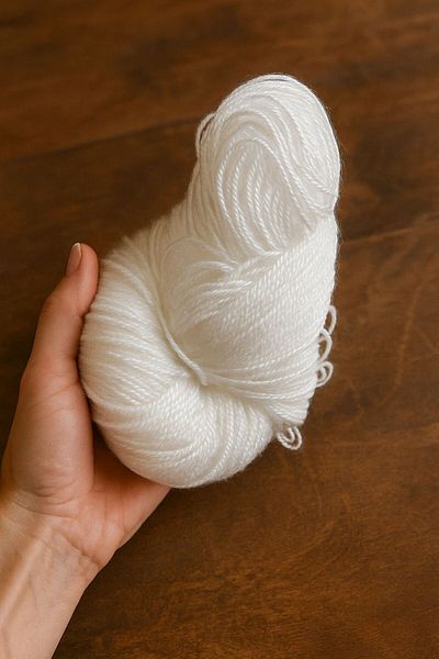 KUŞOO - Mardin Siirt Bath Washcloth Rope Crystal White Rope Knitted