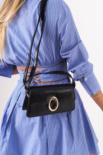 Solo Bag GENT DE UMĂR DE MÂNĂ CU DETALII DIN PIELE, STIL DE ZILNIC, PENTRU FEMEI