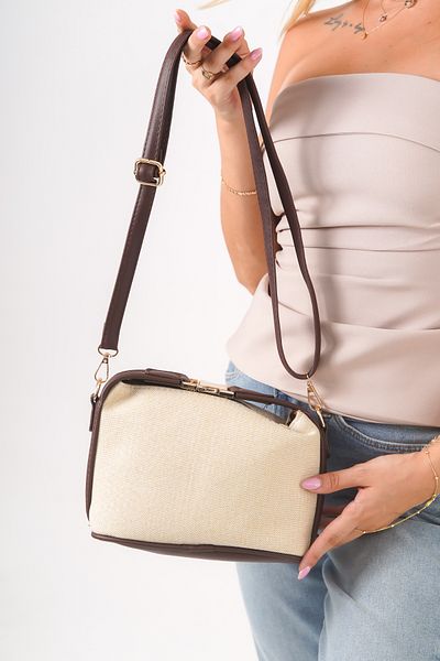 Solo Bag Women's Daily Stylish Wicked Look Leather Detail Long Strap Hand Arm Shoulder Bag