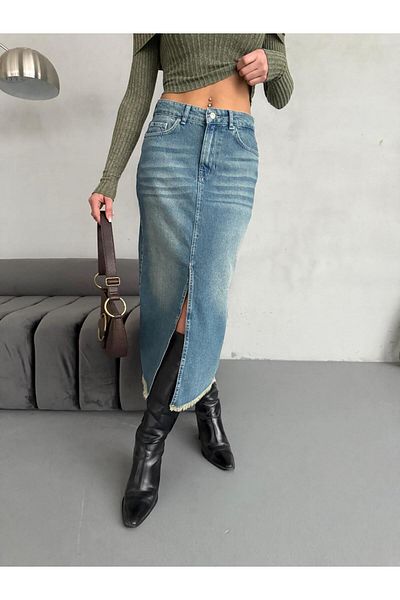 Zeo Basic FUSTA DE BLUZĂ DE DAME MAXI CU FĂRĂ DE FAȚĂ