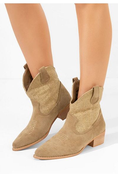 B T Shoes Ladies' Lusilda khaki boots