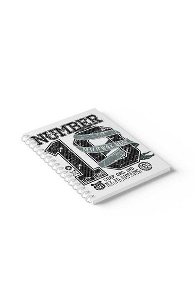 LOWHA Spiral Notebook with Front and Back Hard Covers Featuring Never Walk Alone Design