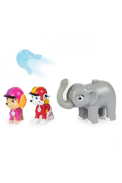 SPIN MASTERR Paw Patrol figurine set - Marshall and Skye with the Elephant