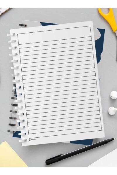 LOWHA دفتر ملاحظات حلزوني مع غلافين أمامي وخلفي صلبين بتصميم تجريدي مموه للجيش