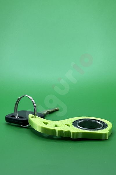 figurio Neon Green Keyrambit Keychain / Rotatable Keychain