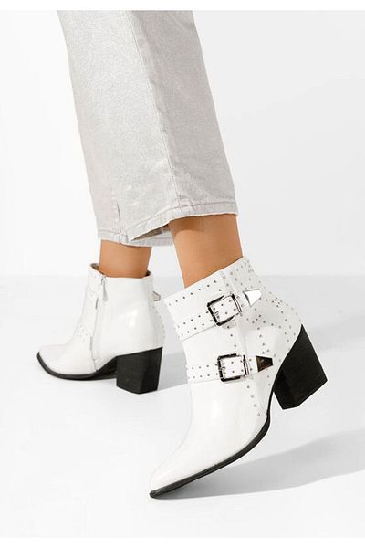 B T Shoes White Hazara women's shoes