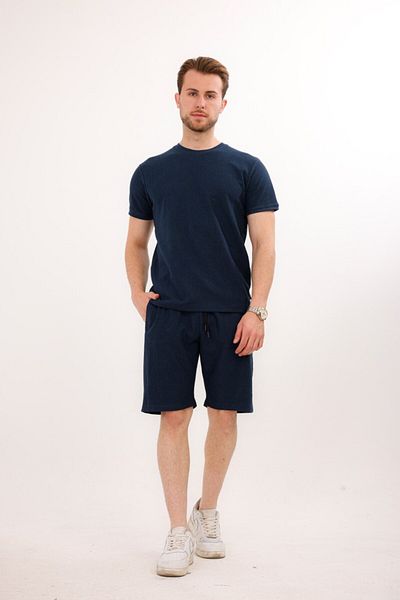 Rodrigo Waffle Fabric Shorts T-Shirt Cotton Set 25232
