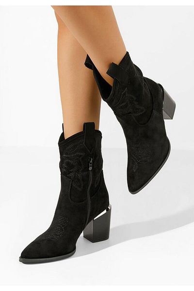 B T Shoes Women's black Sudera boots