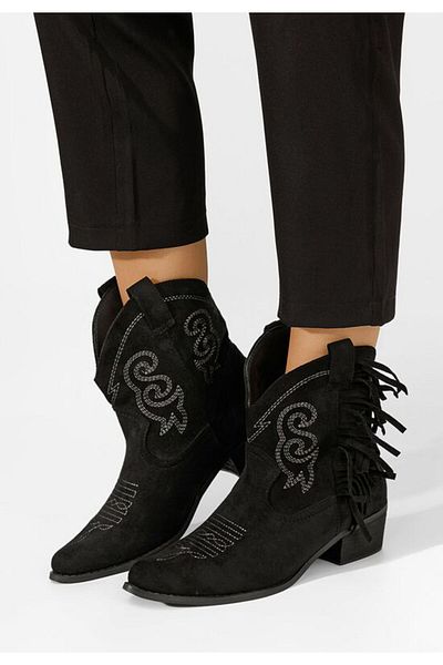 B T Shoes Matesa women's black boots