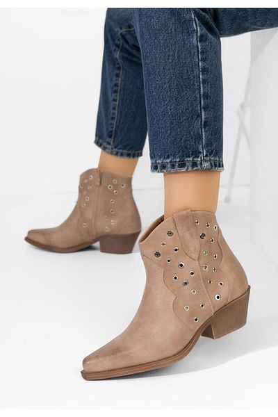 B T Shoes Ladies' Sirena khaki boots