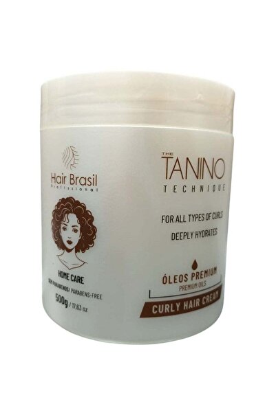 Hair Brasil profissional كريم للشعر المجعد يرطب بعمق 500 مل