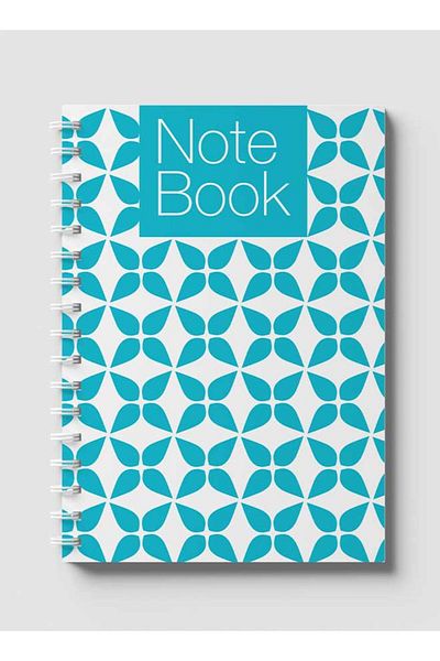 LOWHA Spiral Notebook with Front and Back Hard Covers Featuring Seamless Design