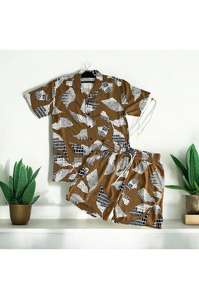 dehaine Men's Summer Set, Shorts and Shirt, 13277