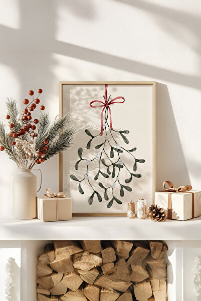 Artavessa One Piece Real Raw Wooden Framed New Year Themed Painting - Model 68