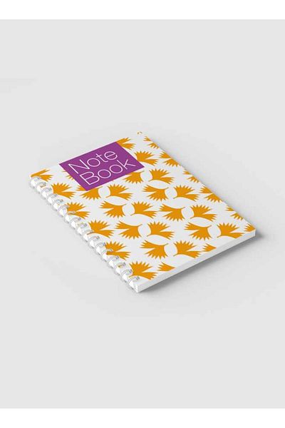 LOWHA Spiral Notebook with Front and Back Hard Covers Featuring Seamless Design