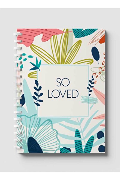 LOWHA دفتر ملاحظات حلزوني مع غلافين أمامي وخلفي صلبين يتميزان بتصميم زهور محب...