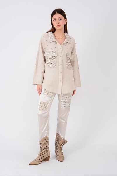 Park Moda 29571 JACHETĂ DE IN CUCITĂ CU PIATRĂ