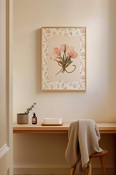 Artavessa Tek Parça Gerçek Ham Ahşap Çerçeveli Tablo - Model 19