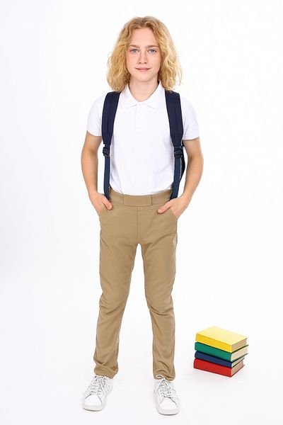 GİYİCEM TEKSTİL Boy's Kaschmire School Pants G2025