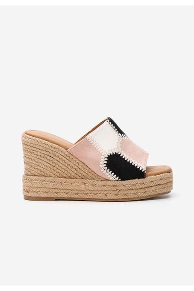 B T Shoes Multicolored platform slippers from Teilor