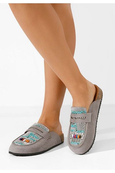 B T Shoes Saboti dama Marlie gri