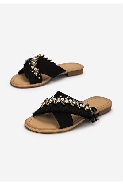 B T Shoes Piarra women's slippers Black