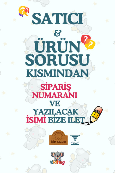 KidHug Pembe [ Isimli ] Nakışlı Çocuk Sırt Çantası – 0-8 Yaş Arası, Okul Kreş