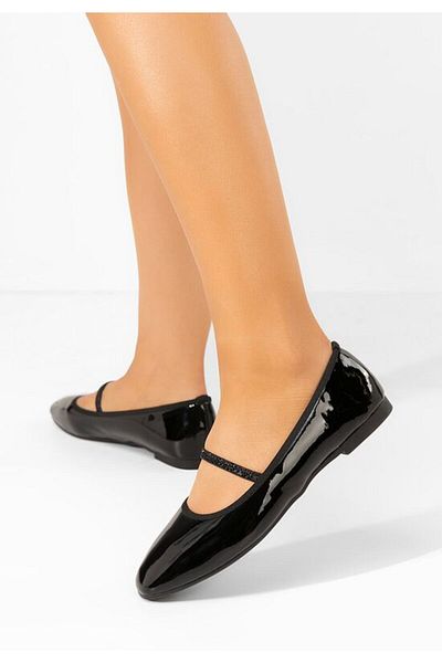 B T Shoes Balerini dama Janae negri