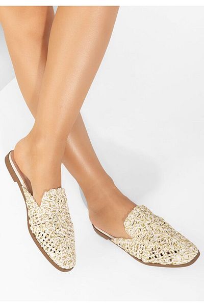 B T Shoes Myriam women's white clogs