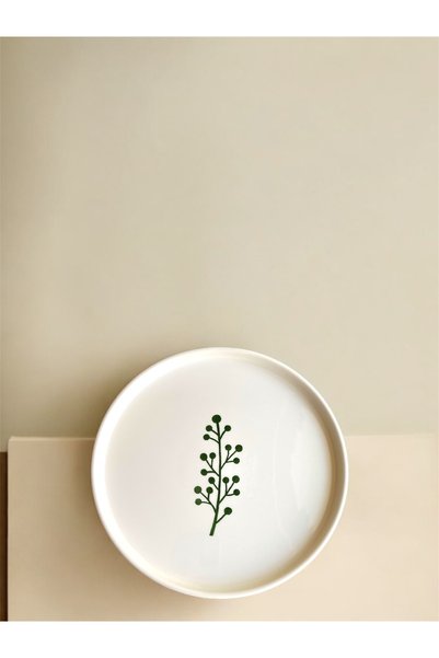Nokta Breakfast Set 6 People Tokyo Series Leafy 6 Pieces Breakfast Plate