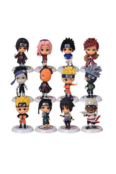 victiny Set 6 figurines Naruto, 6 years+, Multicolor