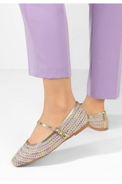 B T Shoes Balerini dama Maryln multicolori
