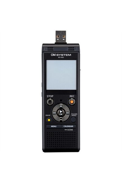 OLYMPUS LİFE Olympus | Cyfrowy dyktafon | WS-883 | Czarny | Odtwarzanie MP3